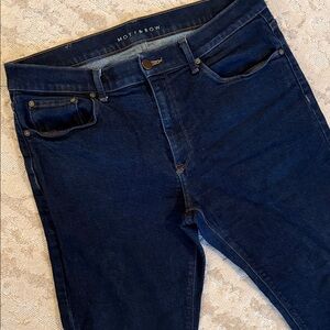 Mott & Bow premium dark wash stretch denim 33/32 Slim